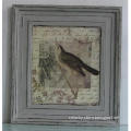 Shabby chic antique wooden photo frame